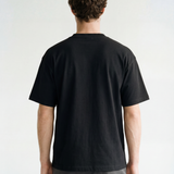 Hipland Frame Tee — Black — back view