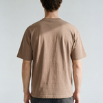 Hipland Frame Tee — Brown — back view