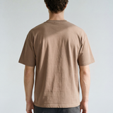 Hipland Frame Tee — Brown — back view