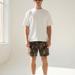Hipland Bush Camo Shorts — Dark Camo — front alternate view
