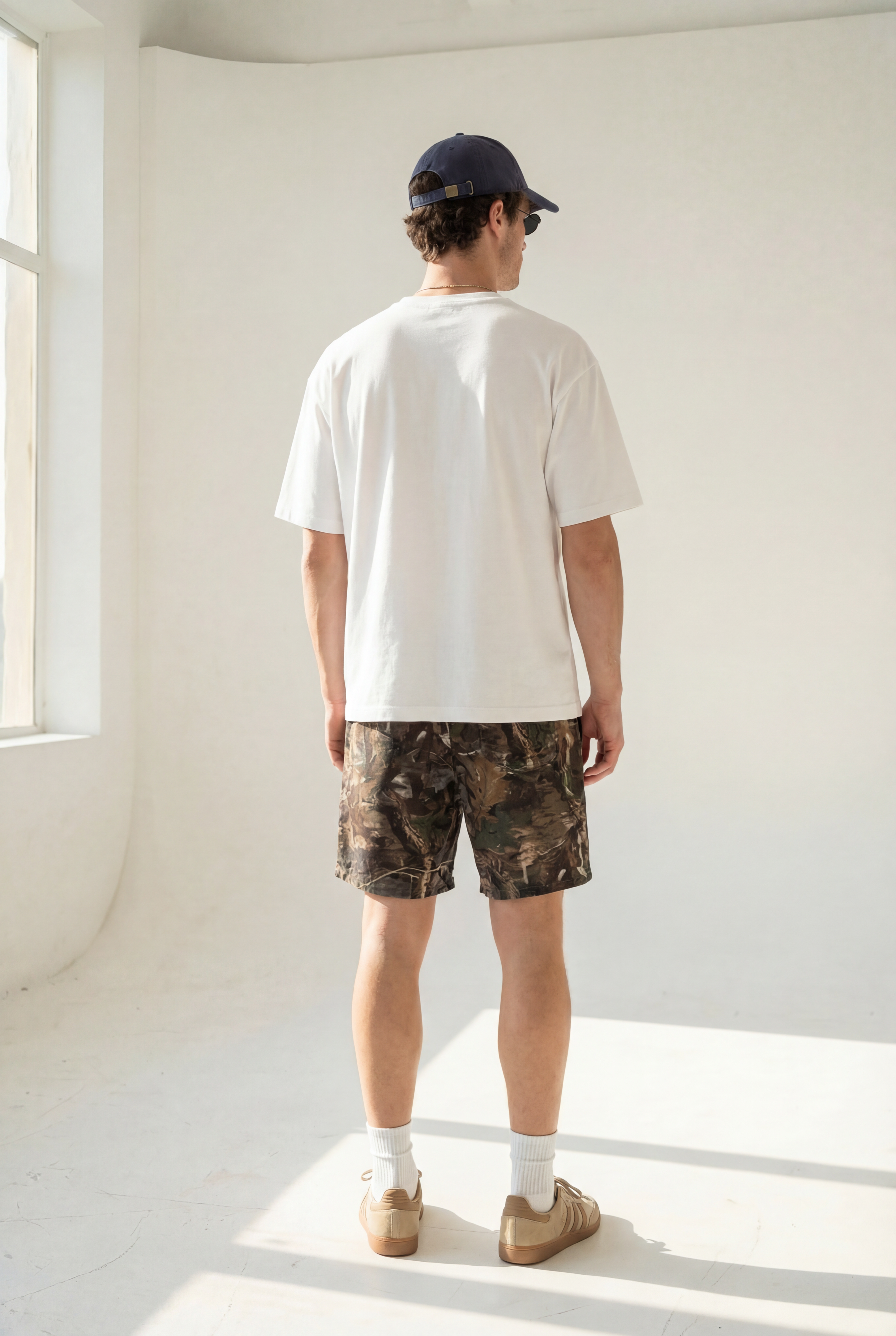 Hipland Bush Camo Shorts — Dark Camo — alternate view