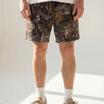 Hipland Bush Camo Shorts — Dark Camo — detail view