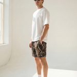 Hipland Bush Camo Shorts — Dark Camo — back view