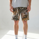Hipland Bush Camo Shorts — Light Camo — front view