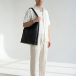 Hipland The Nara Beach Trouser - Natural - back view