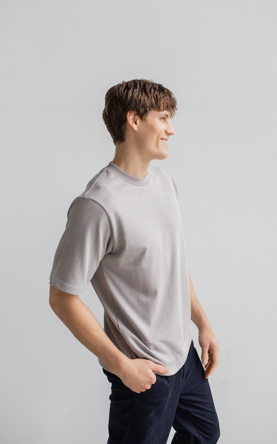 Luxe Tee - Grey