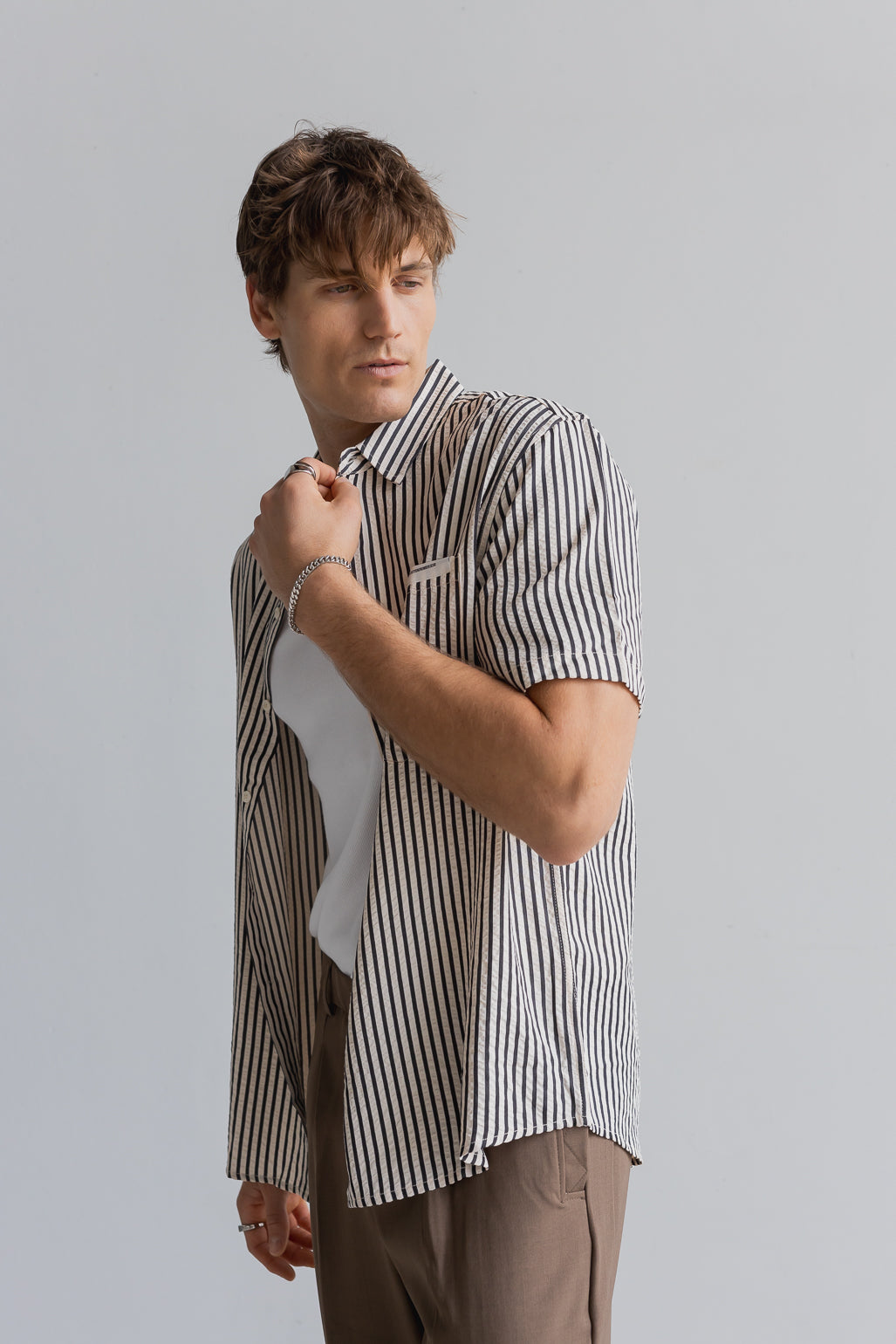 SS Shirt - Black Stripe