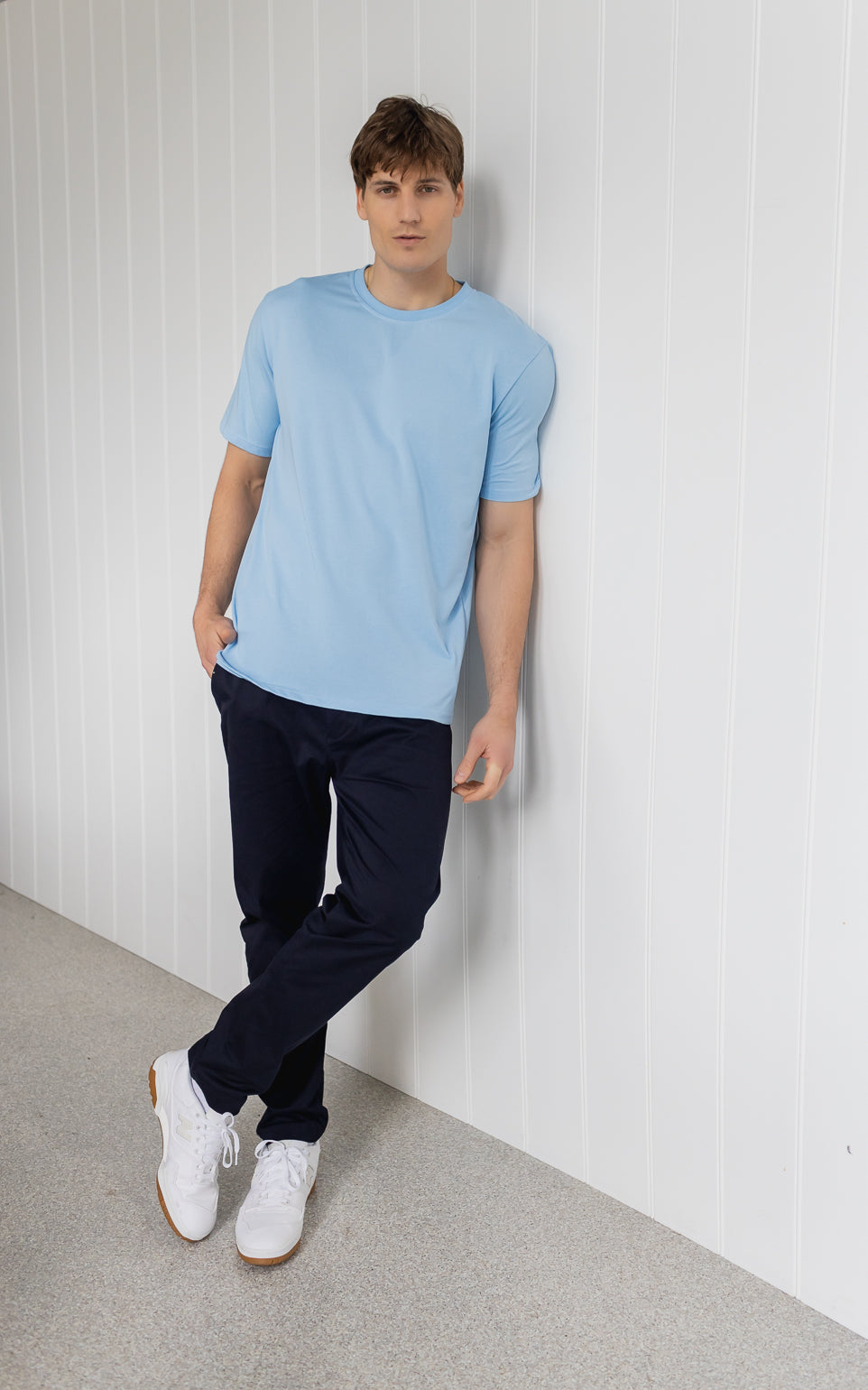 Regular Lightweight Tee - Light Blue