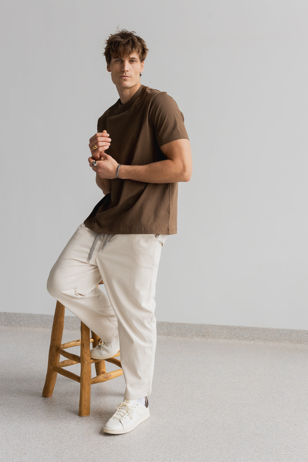 Mid-weight Apple Tee - Khaki