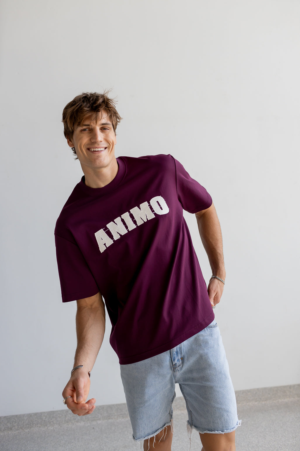 Street Tee - Amino Burgundy