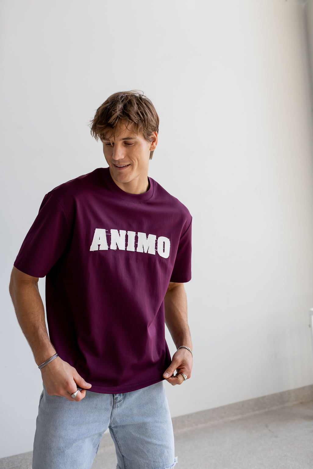 Street Tee - Amino Burgundy