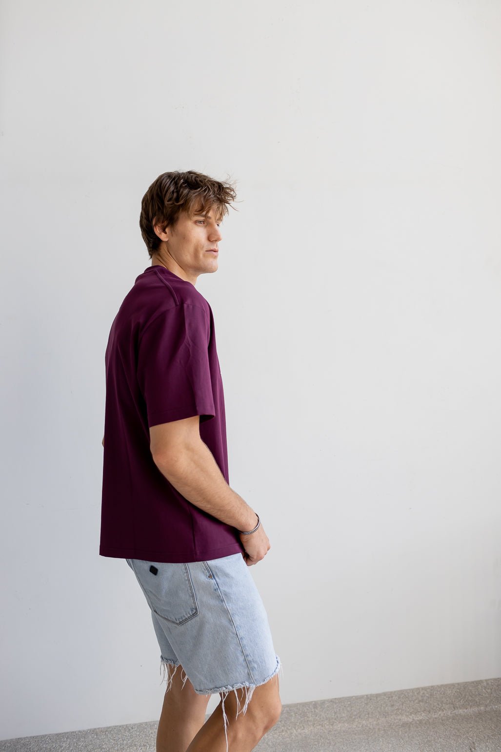 Street Tee - Amino Burgundy