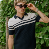 Kent Knit Polo - Blue
