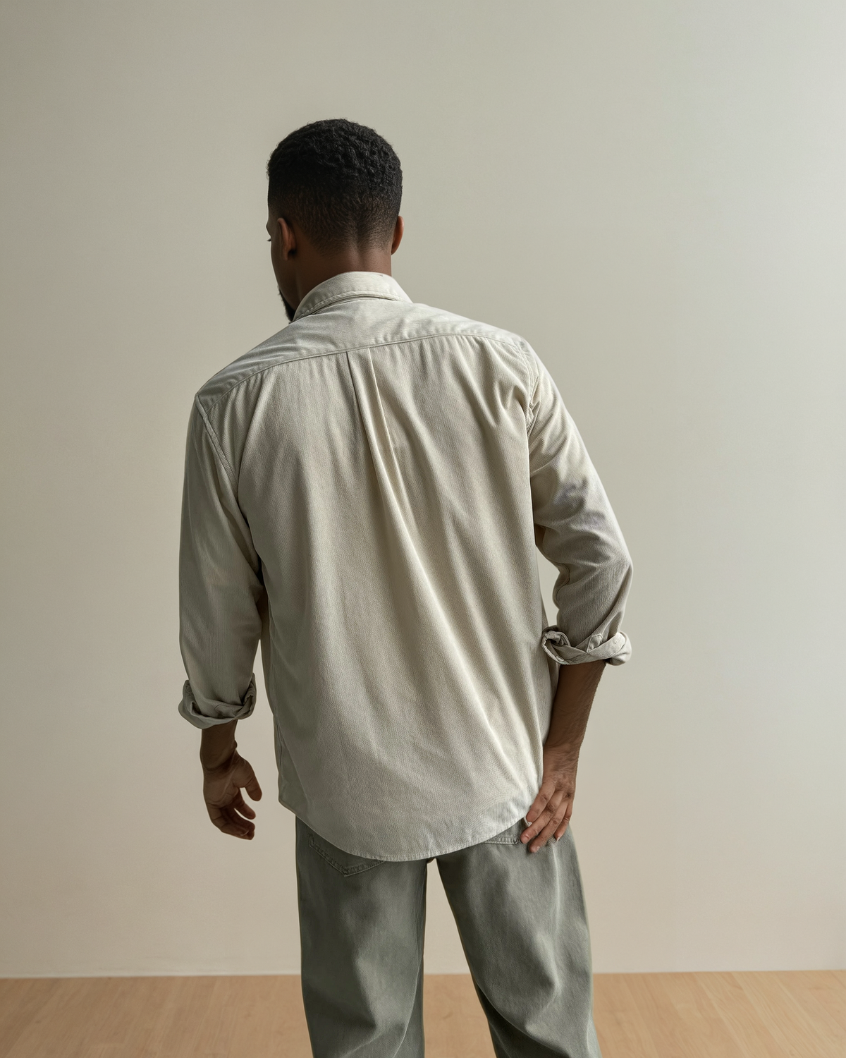 Drift Cord Overshirt - Sand