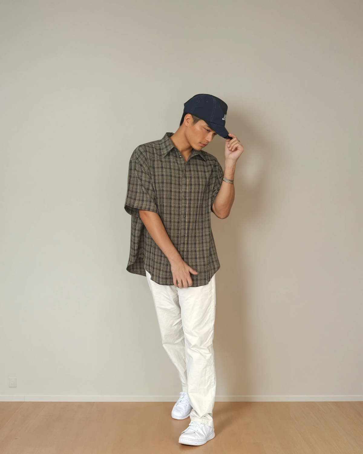 Apple SS Shirt - Brown Check