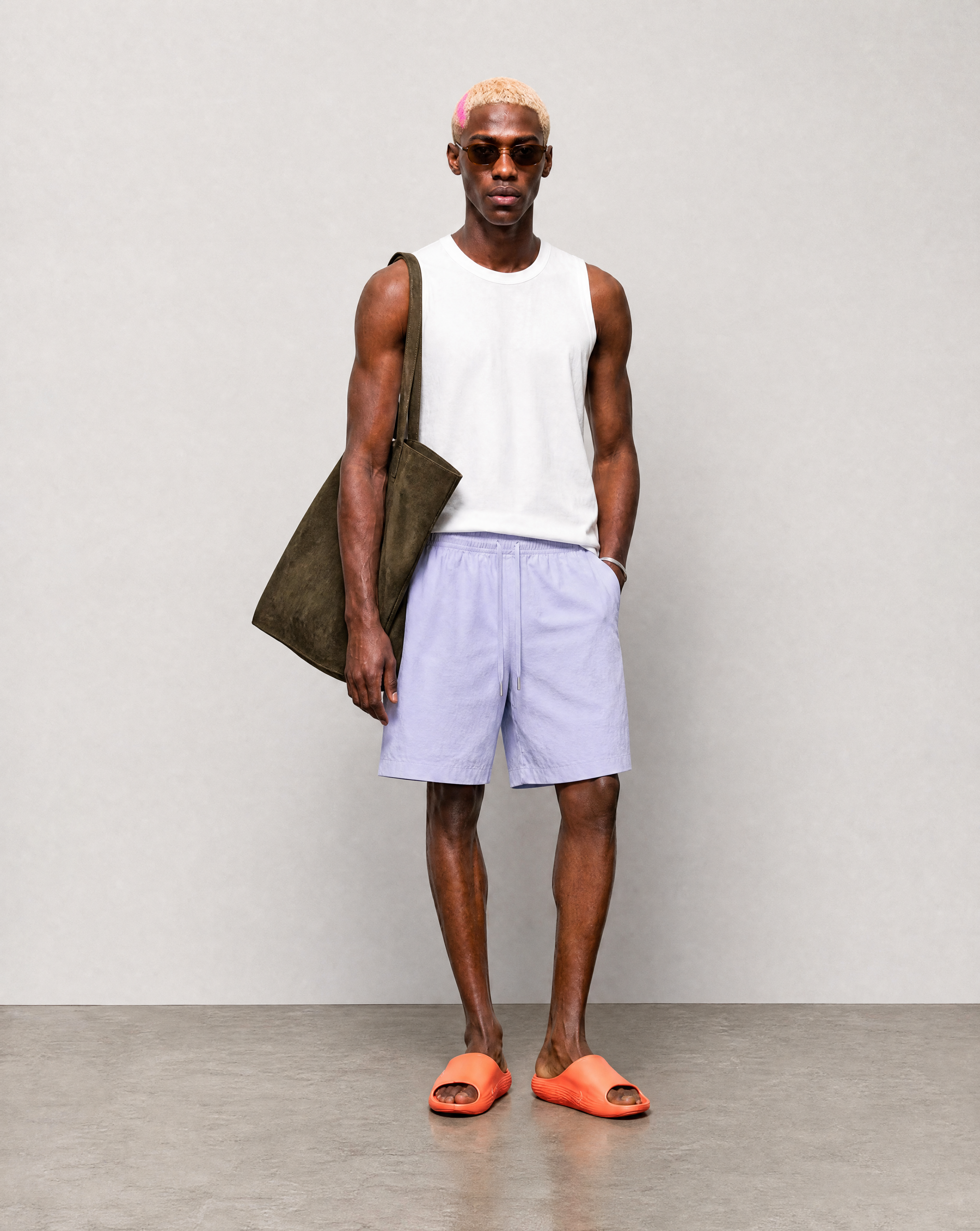 Bondi Shorts - Lavender - front view
