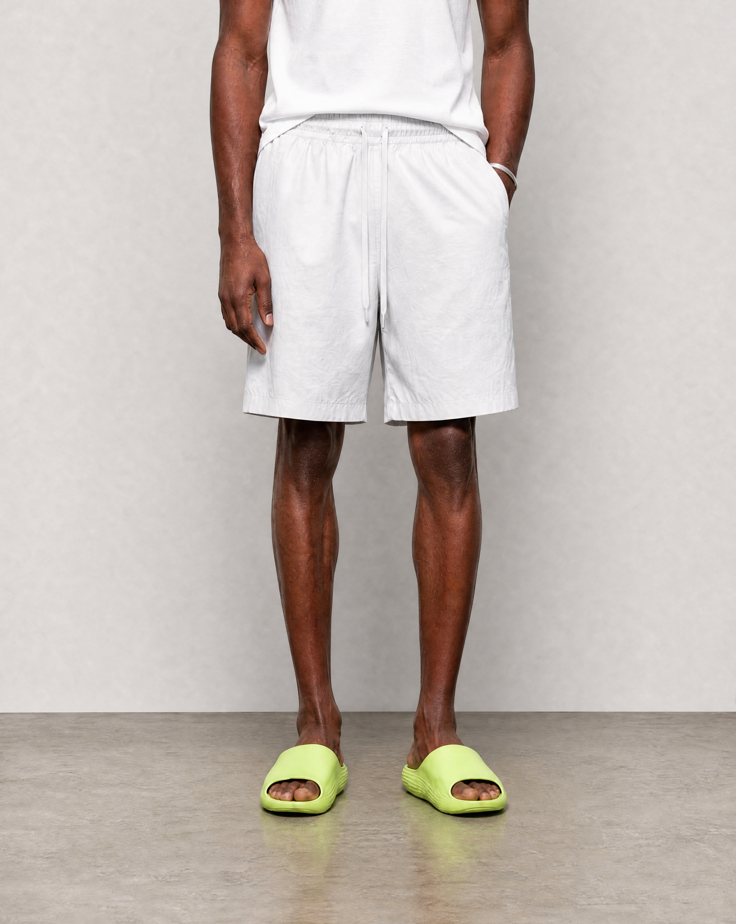 Bondi Shorts - Light Grey - back view