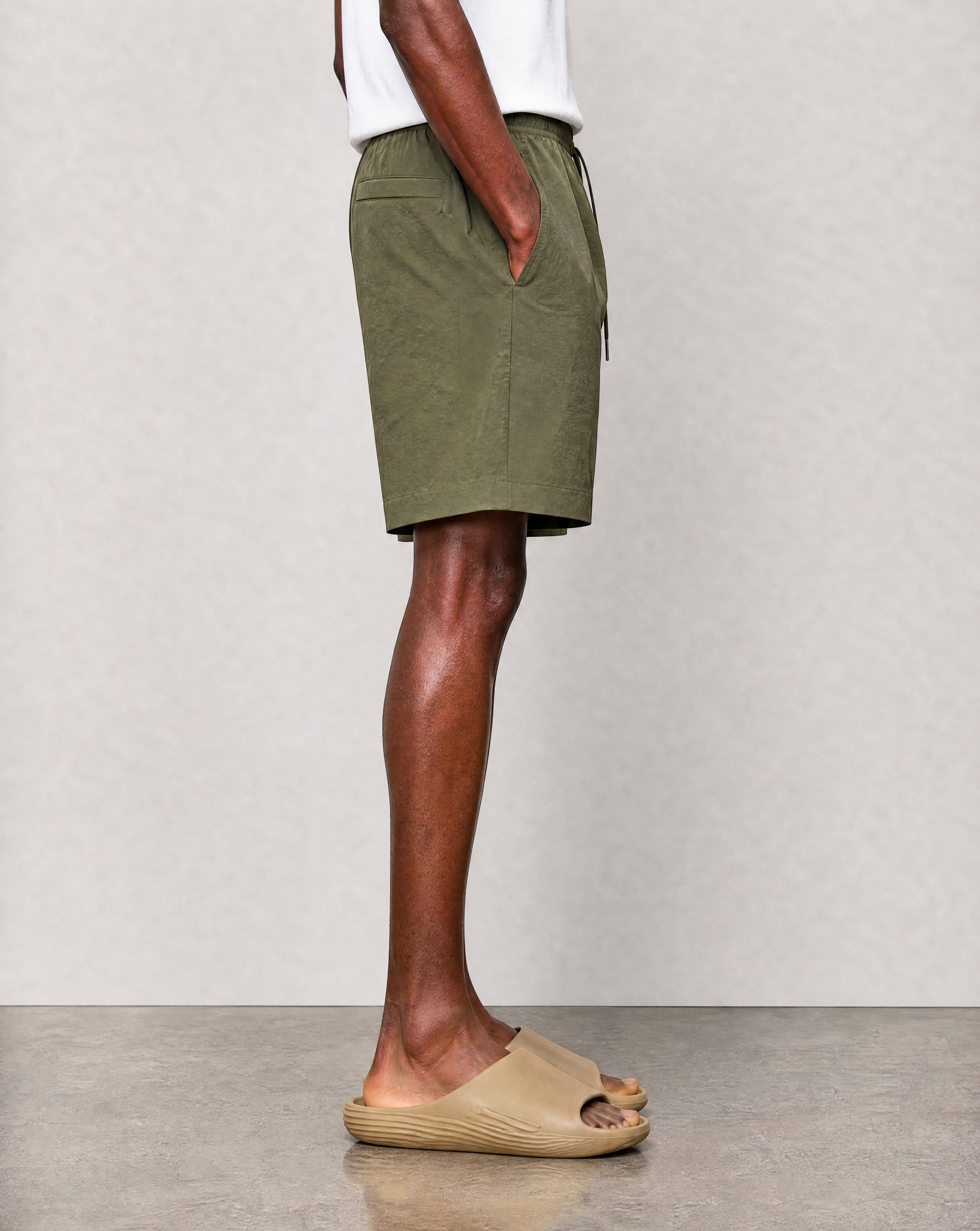 Bondi Shorts - Olive - side view