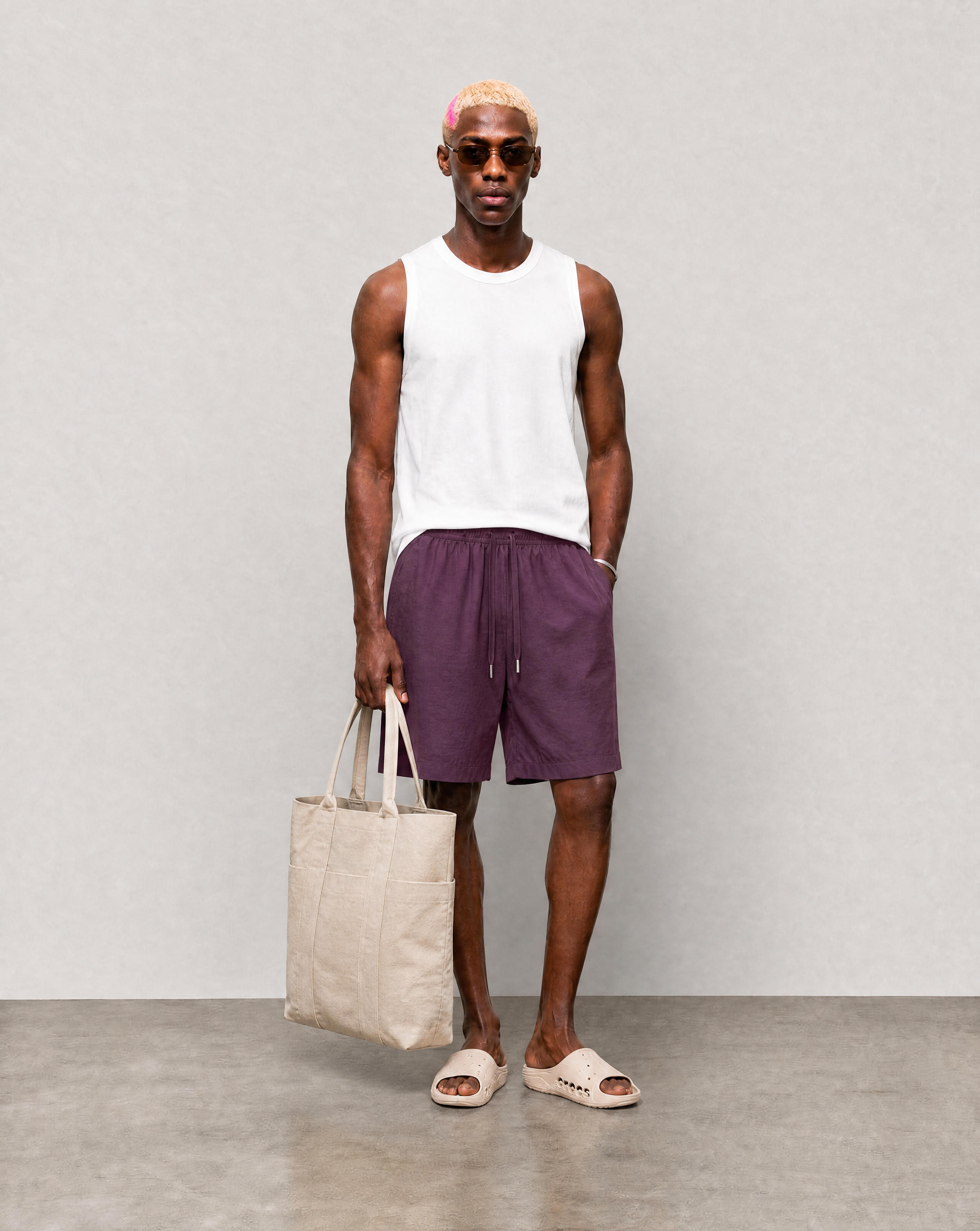 Bondi Shorts - Purple - back view