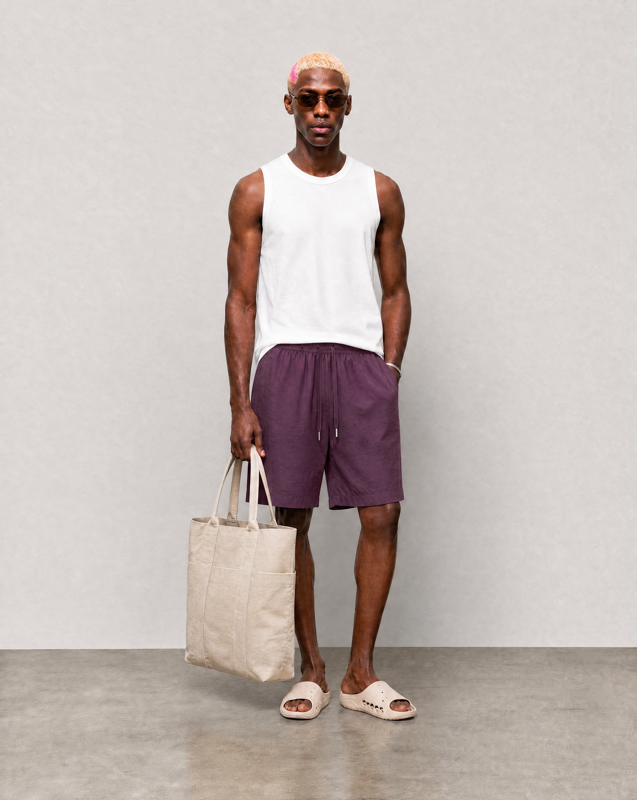 Bondi Shorts - Purple - back view