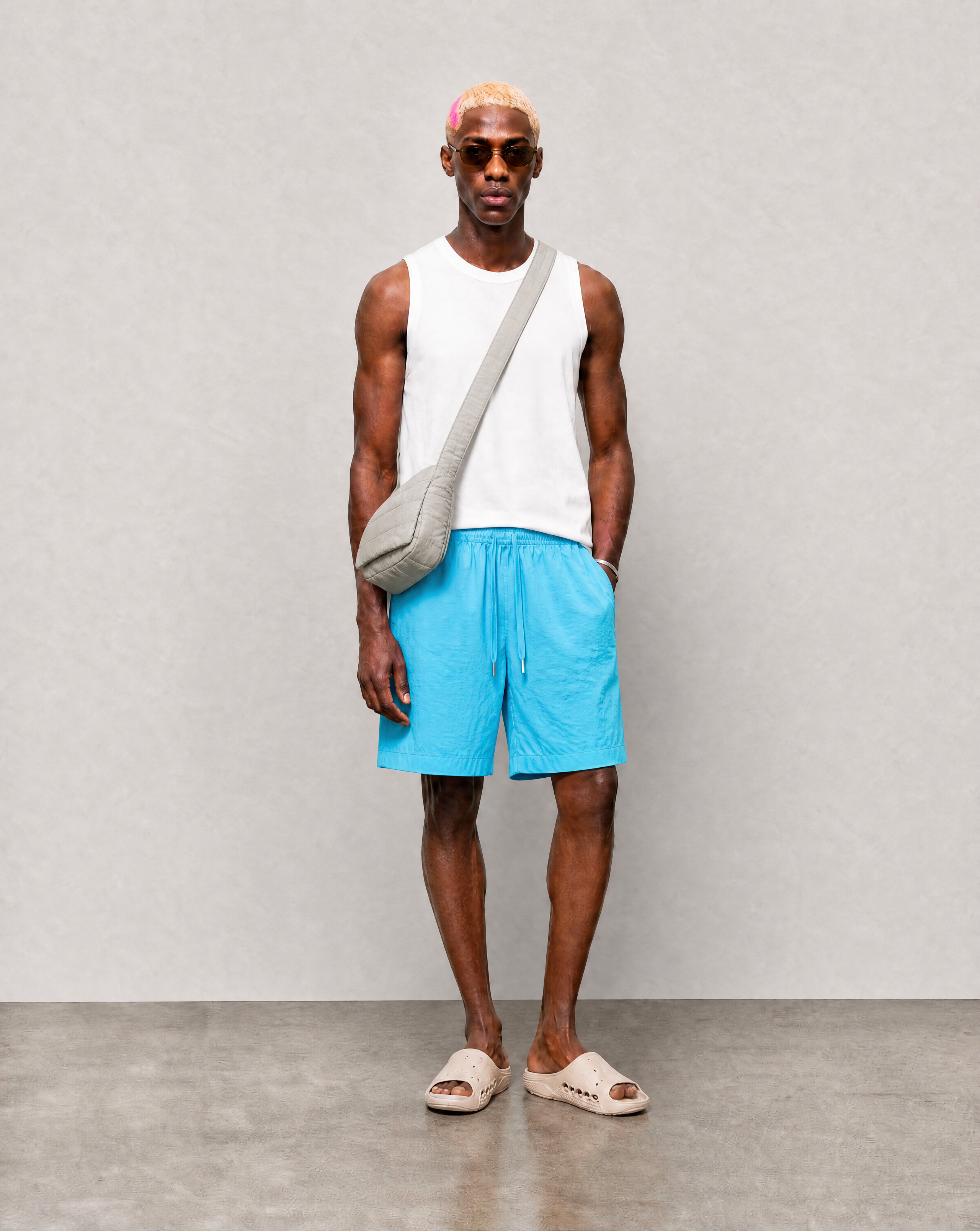 Bondi Shorts - Teal - front view