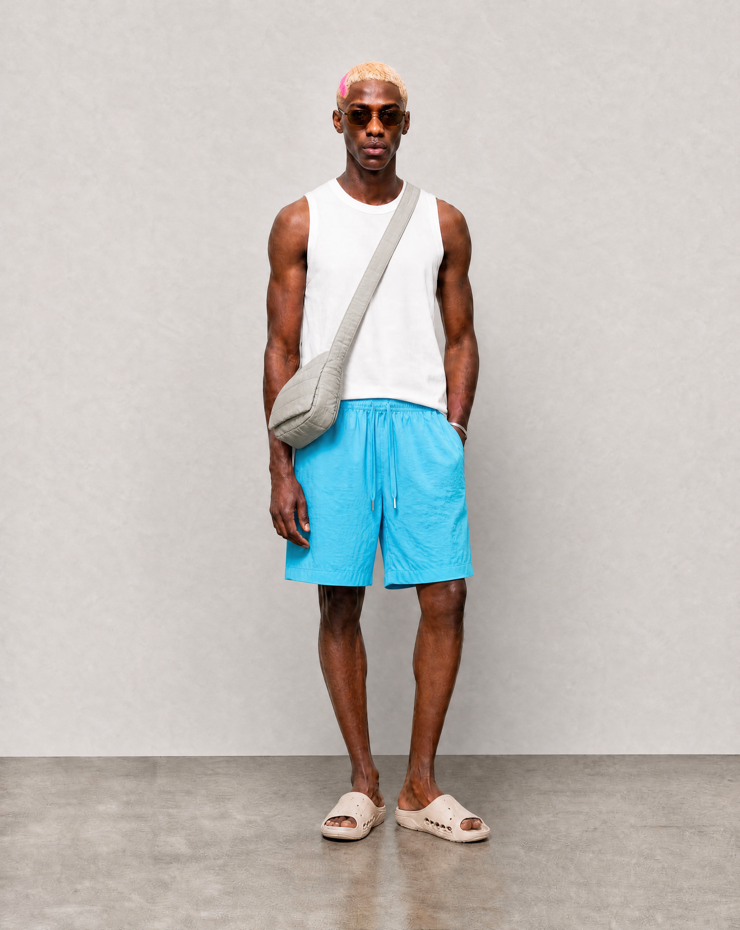 Bondi Shorts - Teal - front view