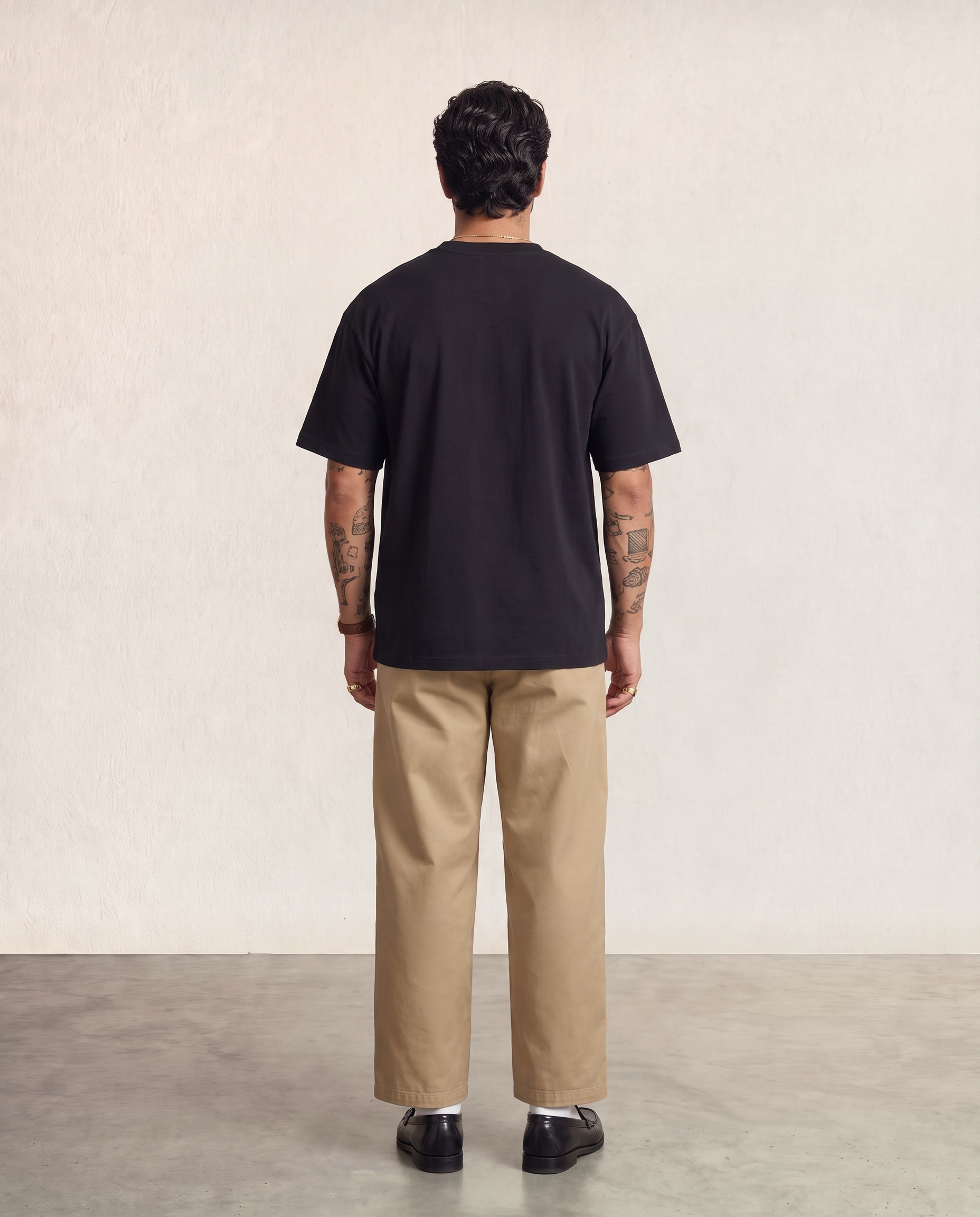 Hipland Frame Tee Black back