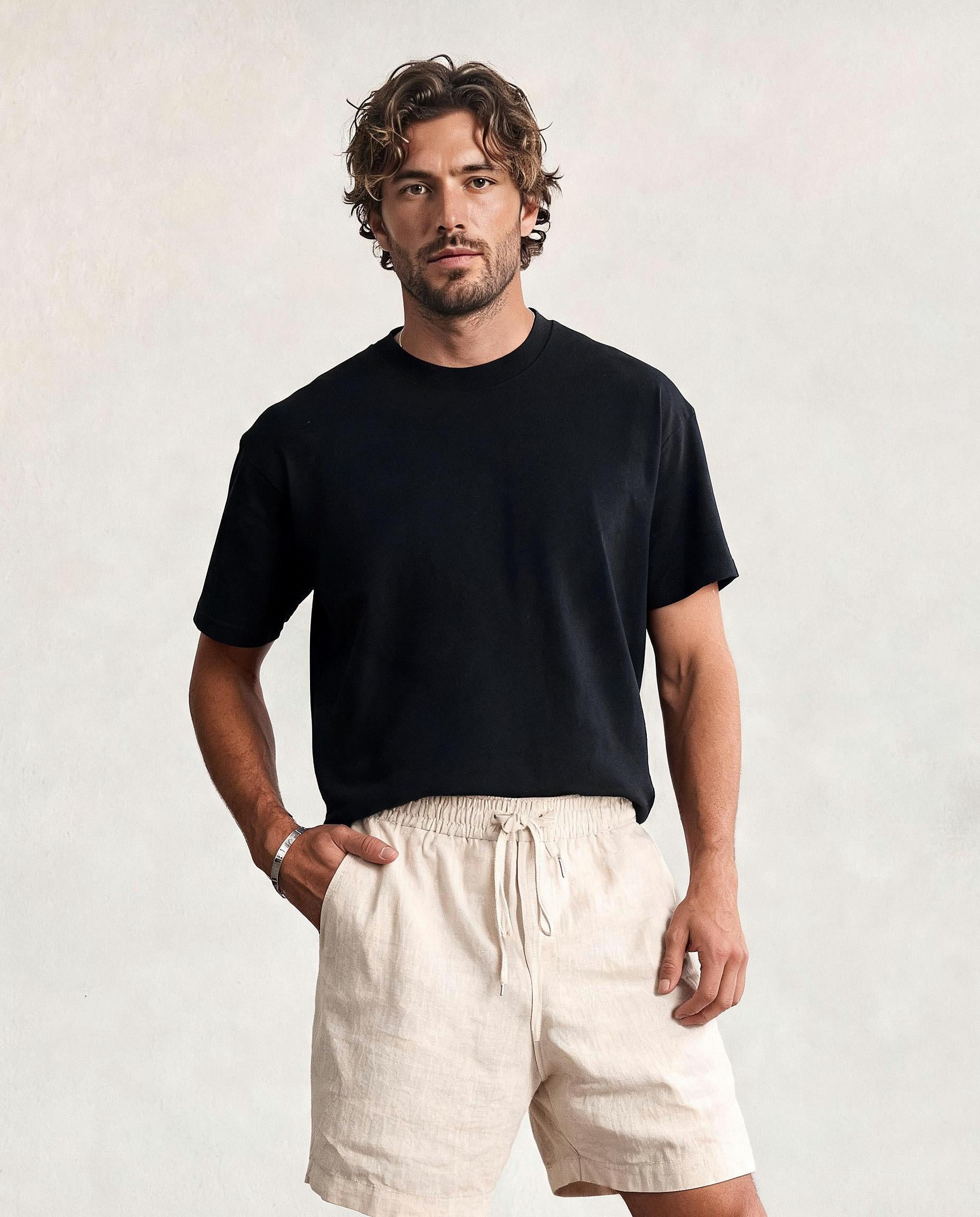 Hipland Frame Tee Black - detail