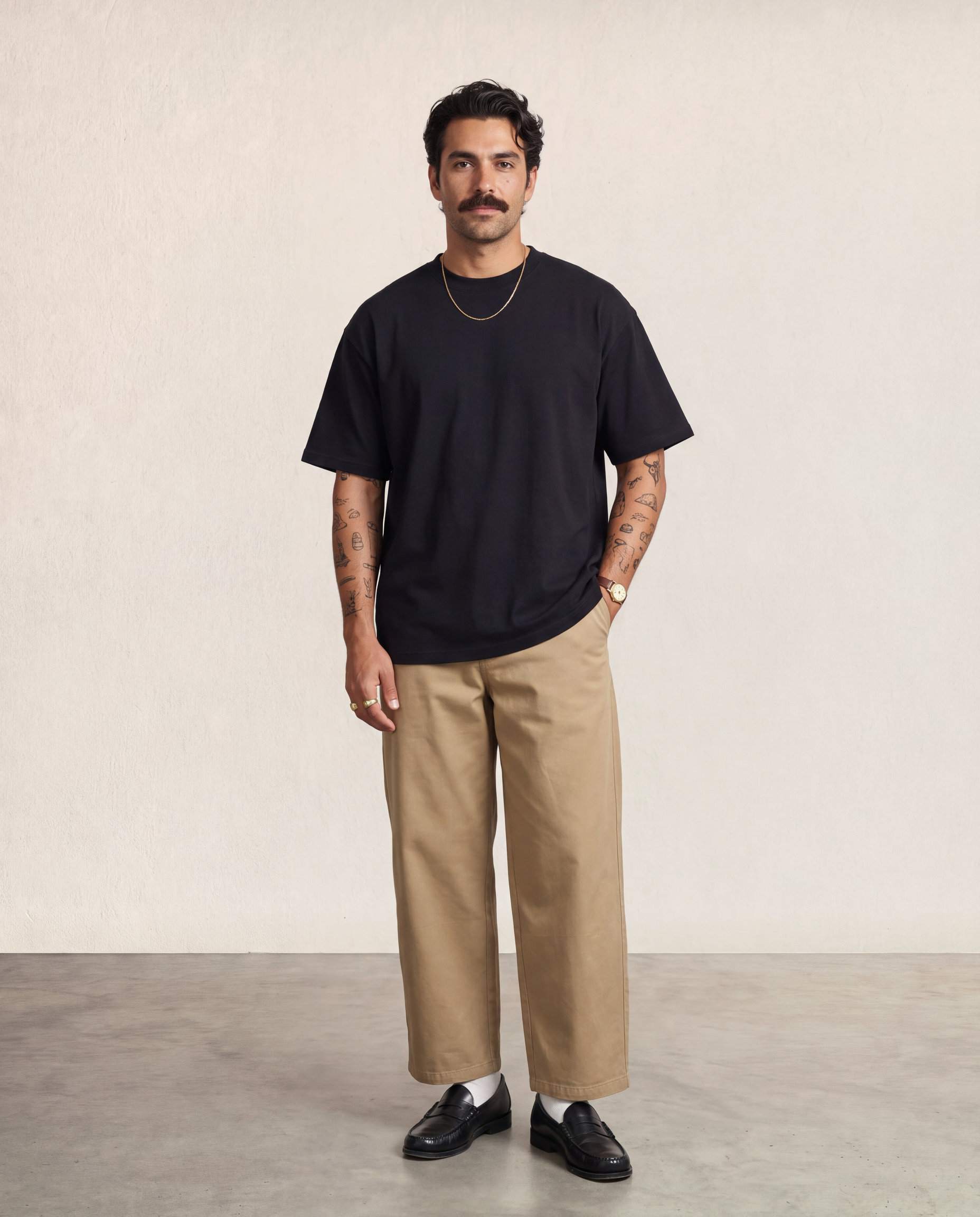 Hipland Frame Tee Black front