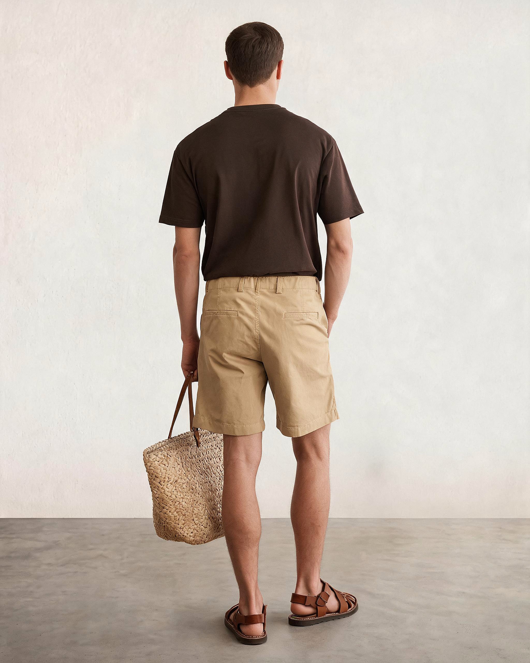 Hipland Frame Tee Chocolate - back