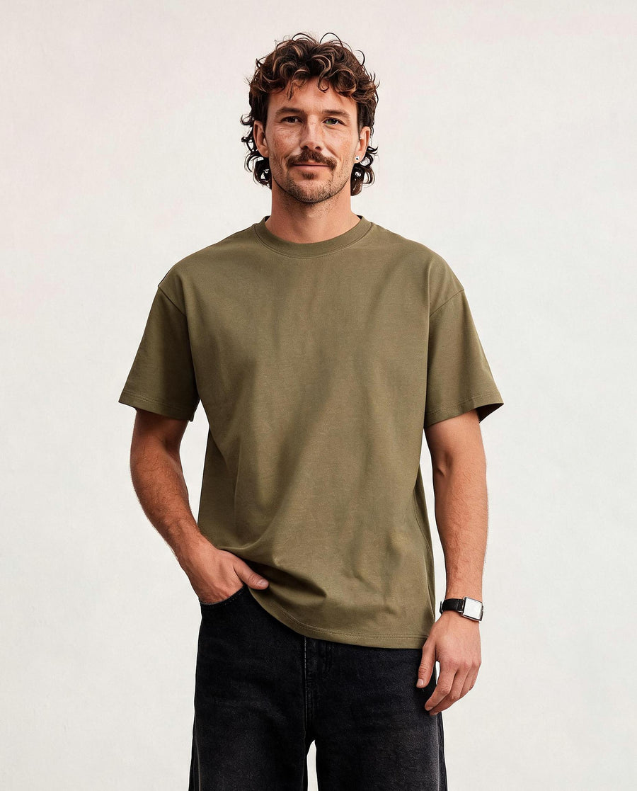 Frame Tee - Moss