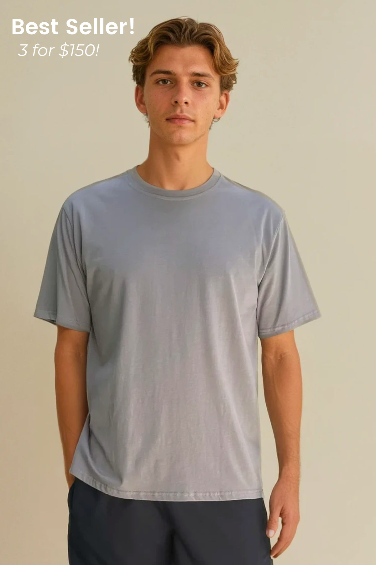 Regular Lightweight Tee - Grey