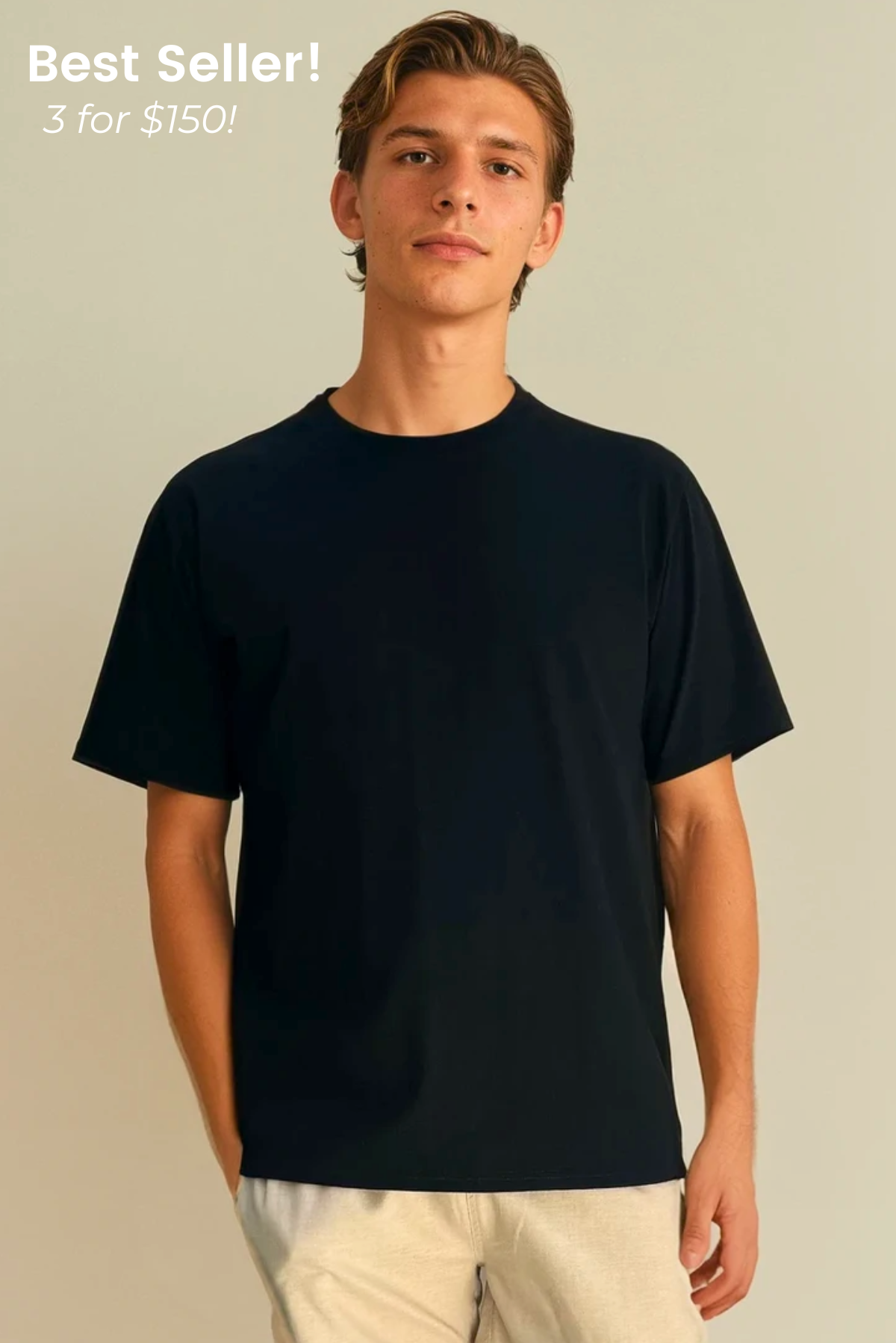 Regular Lightweight Tee - Black