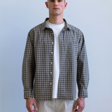 Heritage Micro-Check Shirt - Taupe Check