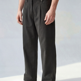 Workers Trousers - Soft Black - Model