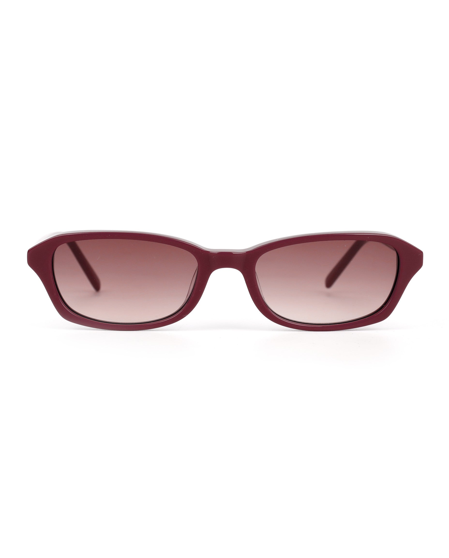 Kauai Sunglasses - Red Frame, Gradient Red Lens