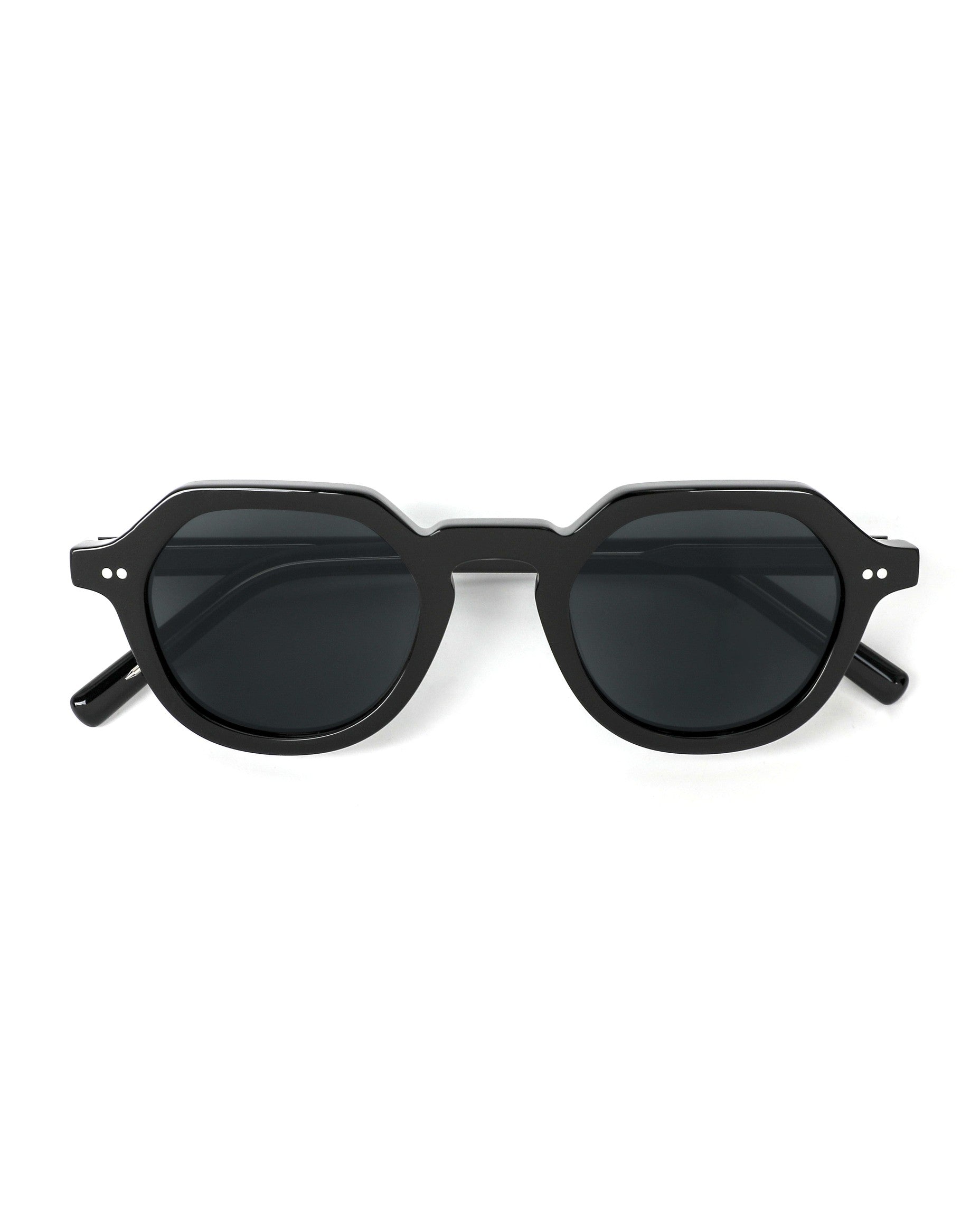 Fiji Sunglasses - Black Frame, Grey Lens