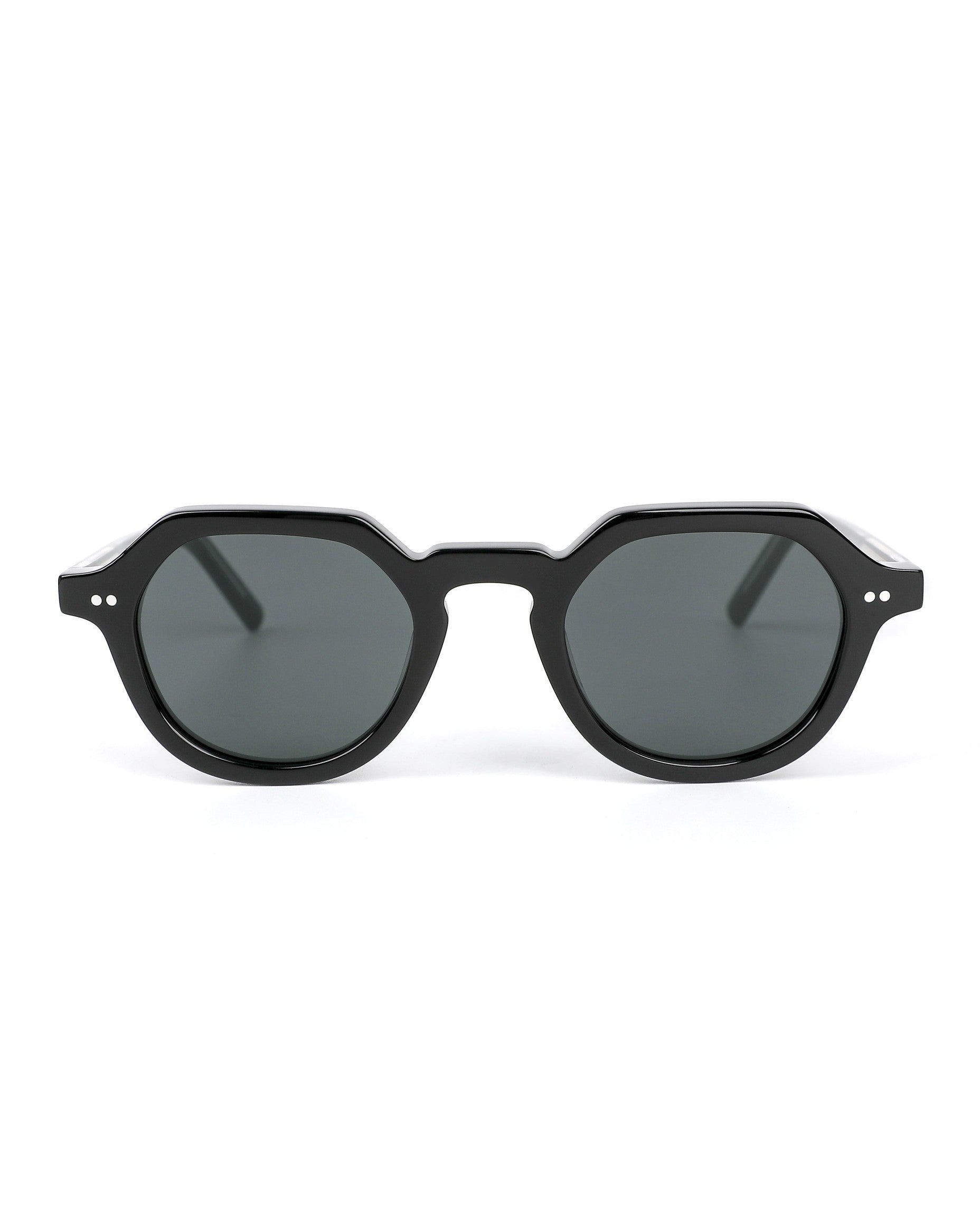 Fiji Sunglasses - Black Frame, Grey Lens