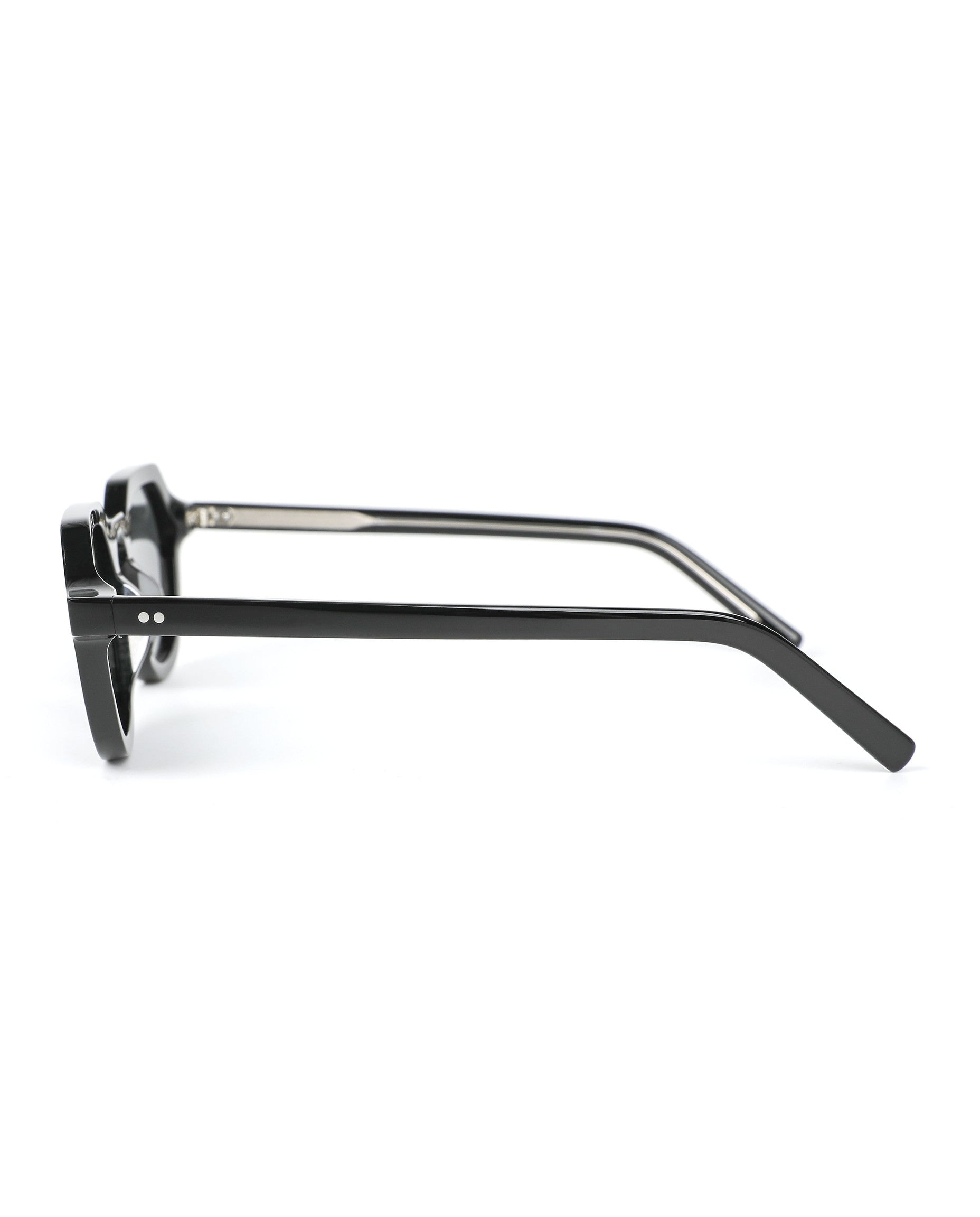 Fiji Sunglasses - Black Frame, Grey Lens