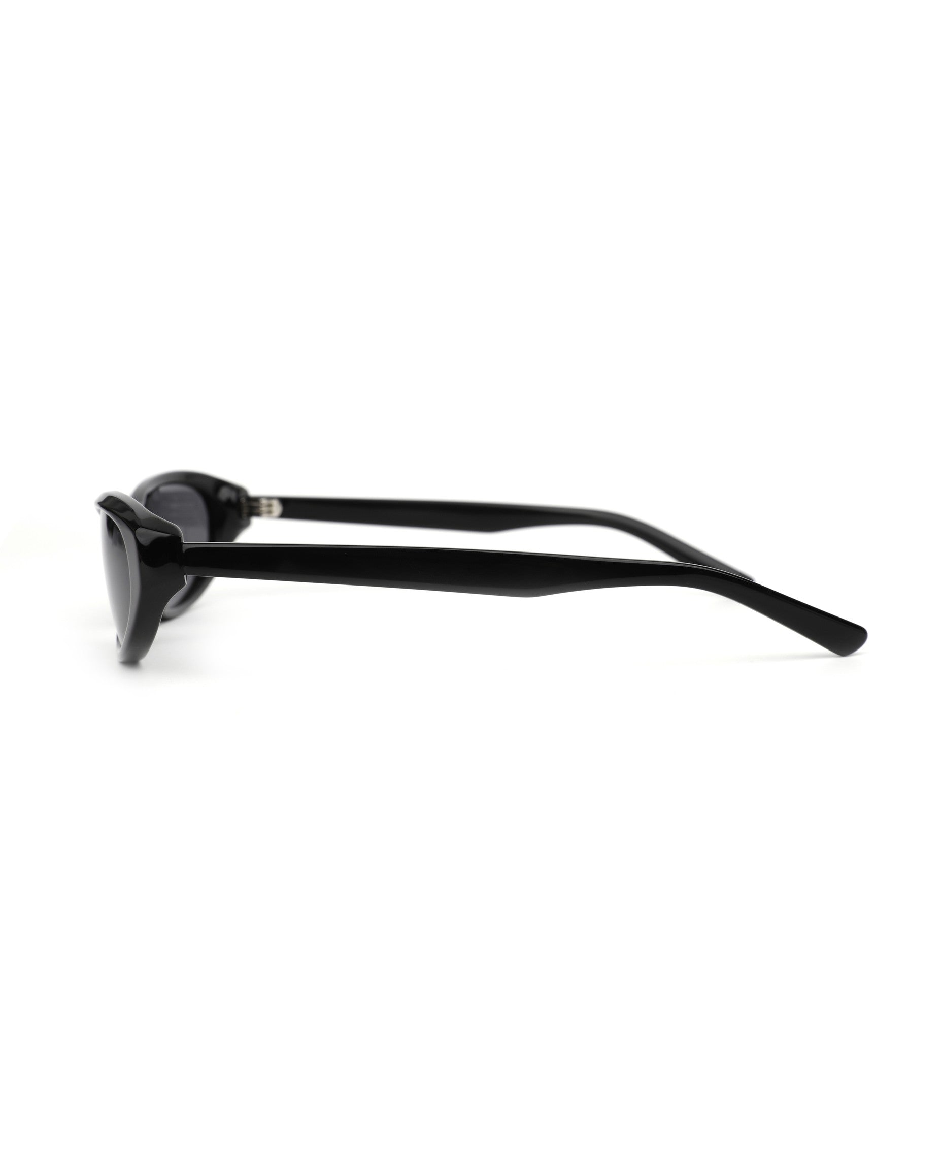 Marbella Sunglasses - Black Frame, Grey Lens
