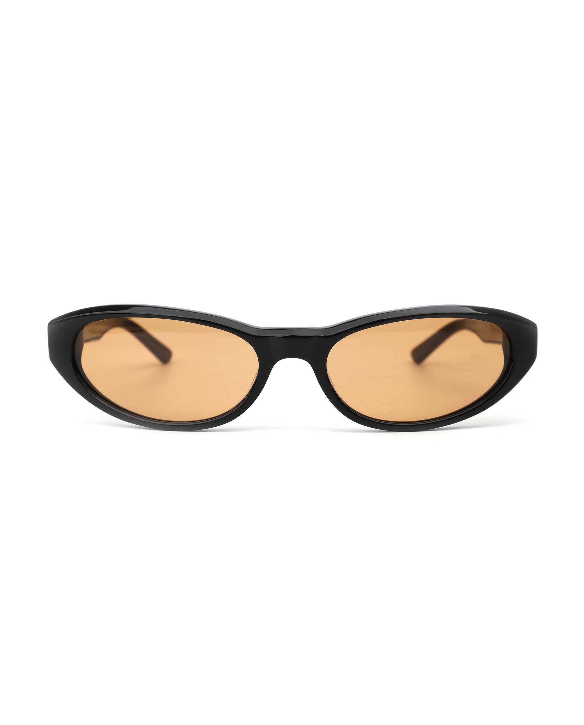 Marbella Sunglasses - Black Frame, Brown Lens