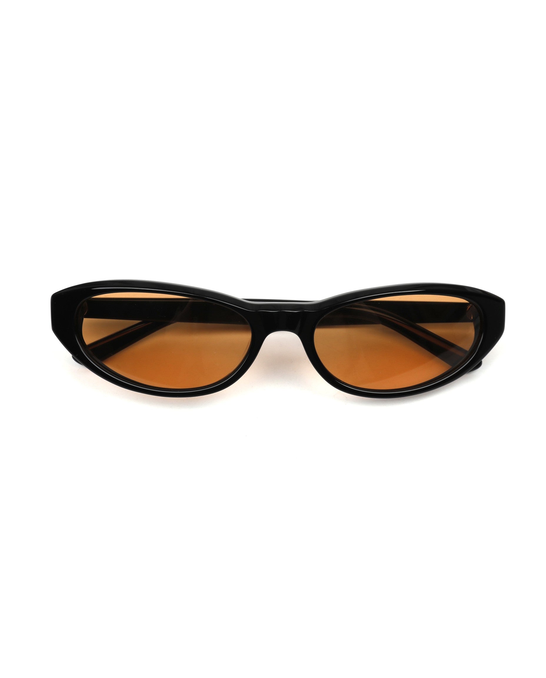 Marbella Sunglasses - Black Frame, Brown Lens