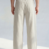 Workers Trousers - Bone - Back View