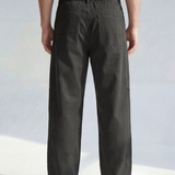 Workers Trousers - Soft Black - Back View