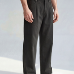 Workers Trousers - Soft Black - Side View