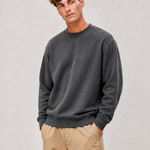 Relaxed Crewneck Sweatshirt - Dark Grey - side view