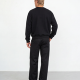 Relaxed Crewneck Sweatshirt - Black