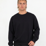Relaxed Crewneck Sweatshirt - Black