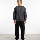Relaxed Crewneck Sweatshirt - Dark Grey