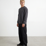 Relaxed Crewneck Sweatshirt - Dark Grey